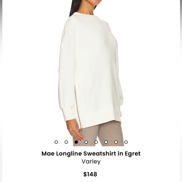 Varley Mae Oversized Sweatshirt NWT in Box! Size M. Luxury feel, retails $148 - Picture 11 of 11
